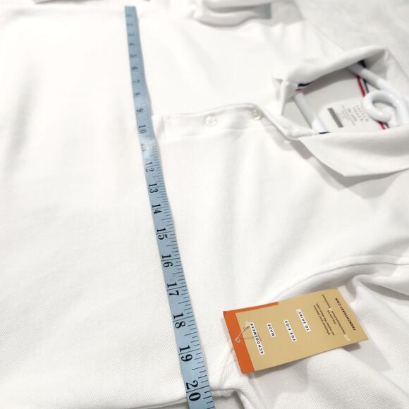 French Toast Uniform shirt for boy XXL Casual White Long Sleeved Polo Shirt - Picture 8 of 11